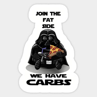 Join the fat side Sticker